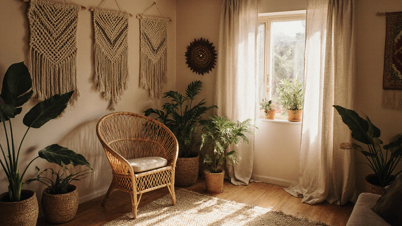 Boho styl v interiéru: jak vytvořit kreativní, volný prostor s vzory a přírodními materiály