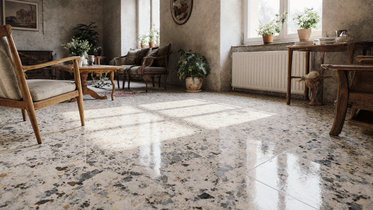 Terrazzo v interiéru: návrat designové klasiky