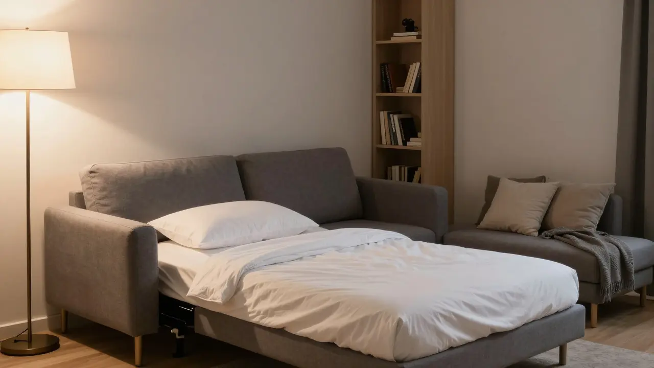 Obývací pokoj pro hosty: jak vybrat pohovku s kvalitním spacím povrchem bez kompromisů