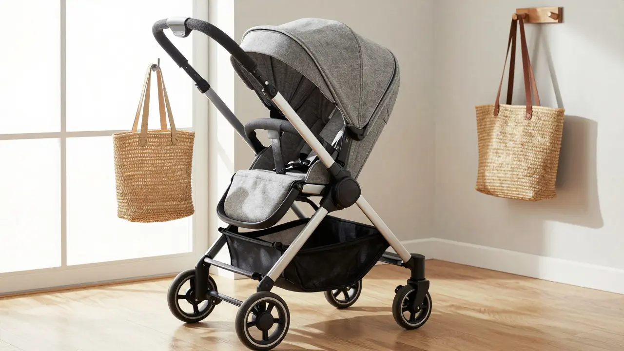 Zóna pro kočárek v hale: jak vybrat podložky a háky pro pohodlí a praktičnost