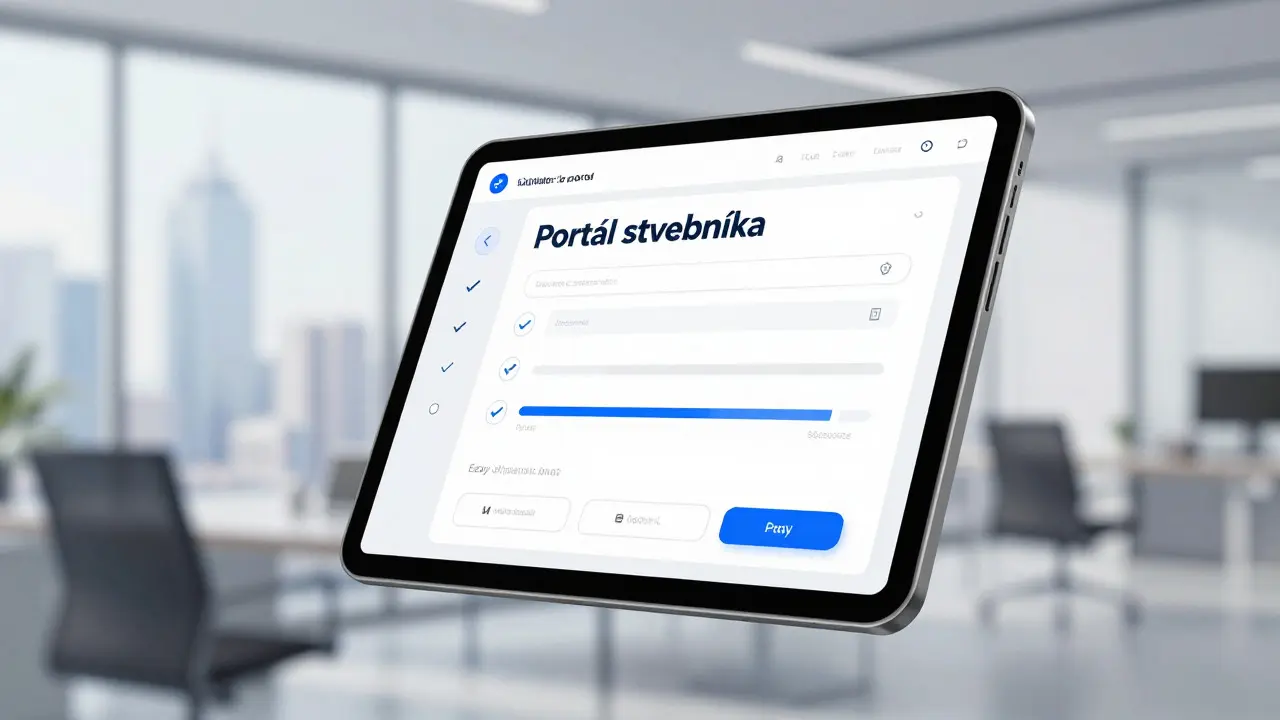 Digitální rozhraní portálu pro podání stavební žádosti