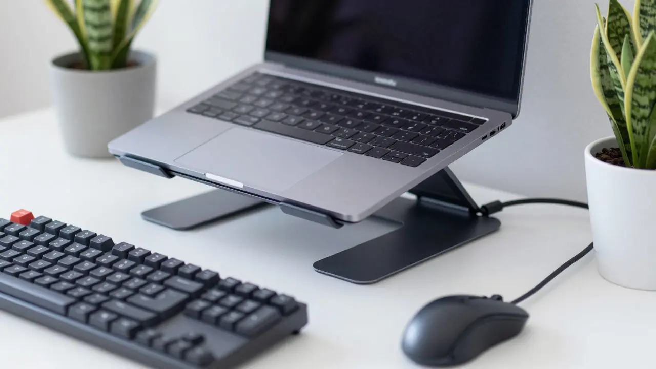 Ergonomické pracoviště s úhledně schovanými kabely