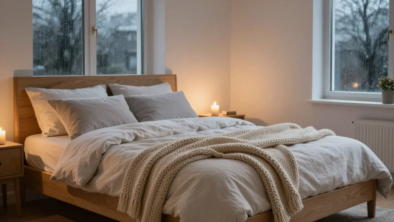 Ložnice ve skandinávském stylu: Jak vytvořit hygge atmosféru