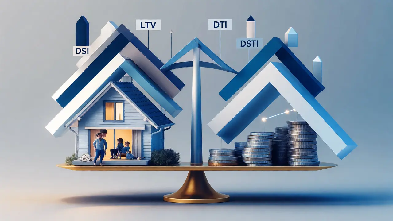 Konceptuální ilustrace váhy mezi domovem a finančními limity ČNB.