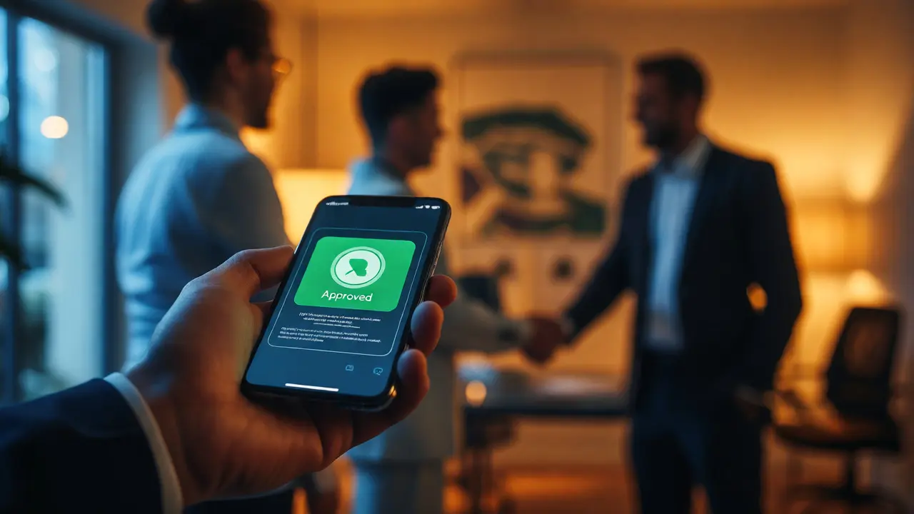 Rukopisní schválení a handshake poradce